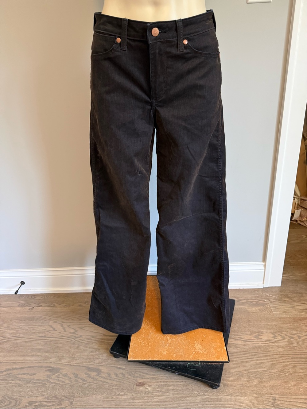 Wrangler Brown Wide Leg Jeans